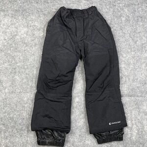 Pacific Trail Black Dot Snow Pants Youth Kids Boys Small Black Water Resistant